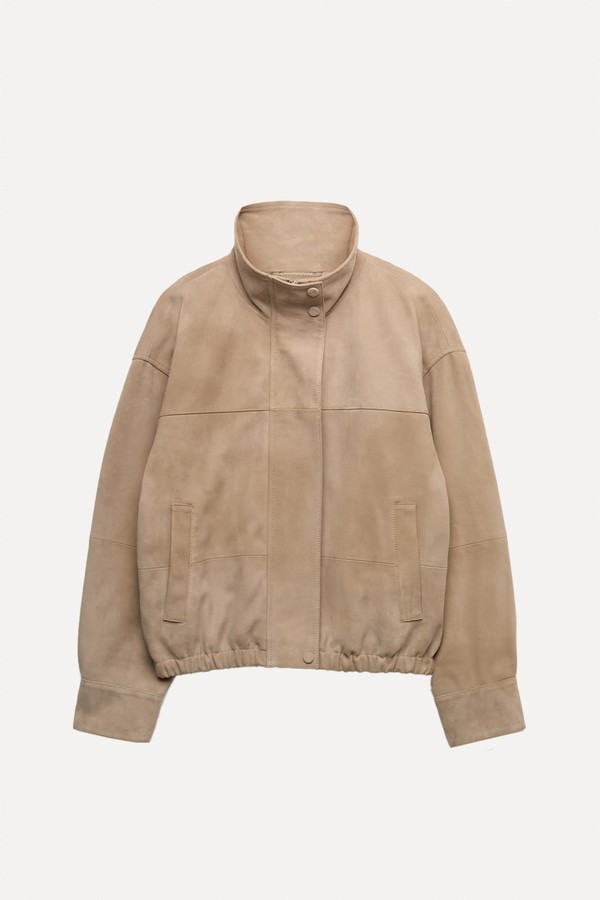 Cotton Rich Satin Look Bomber Jacket from Marks & Spencer