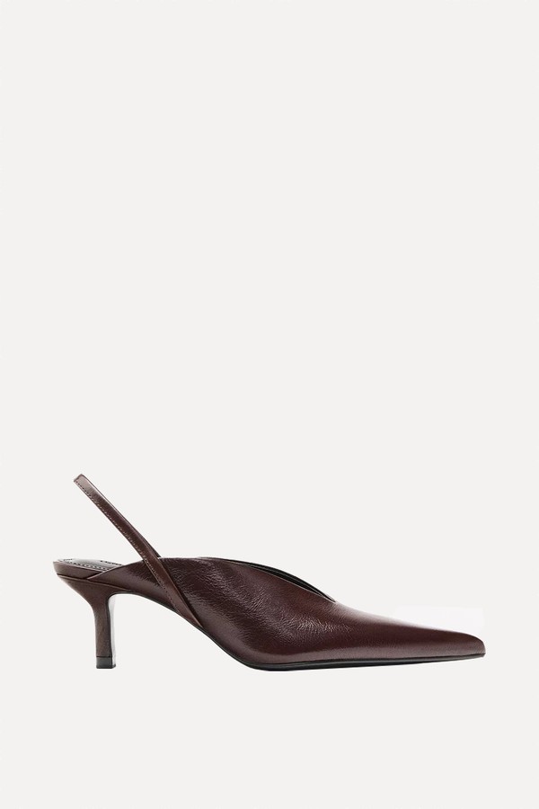 High-Heel Slingback Shoes from MASSIMO DUTTI