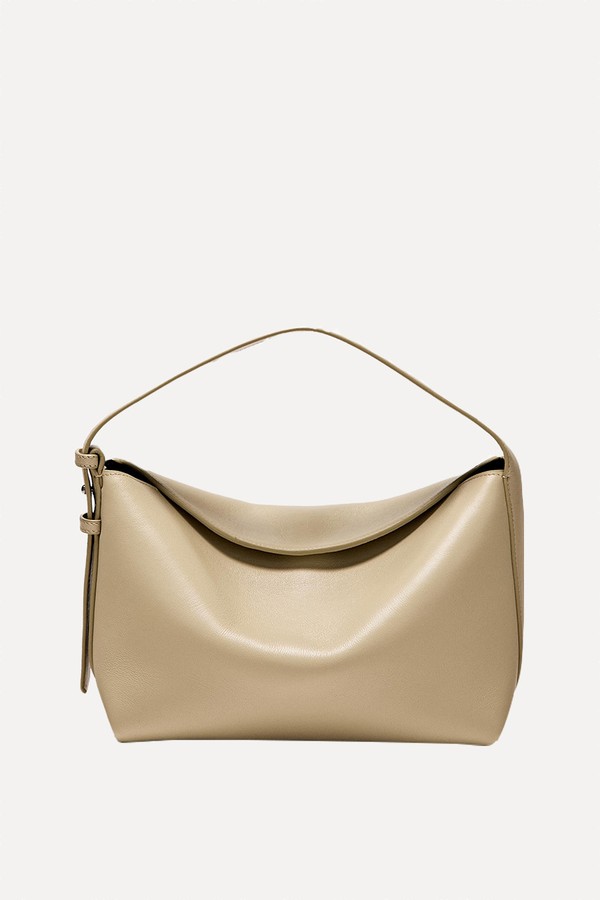 Small Nappa Leather Shoulder Bag from Massimo Dutti