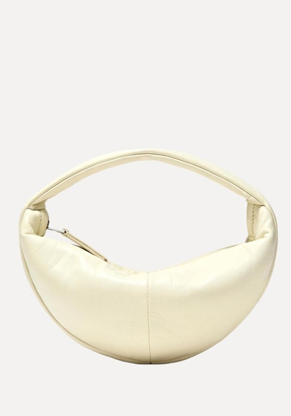 Mini Nappa Leather Half-Moon Bag 