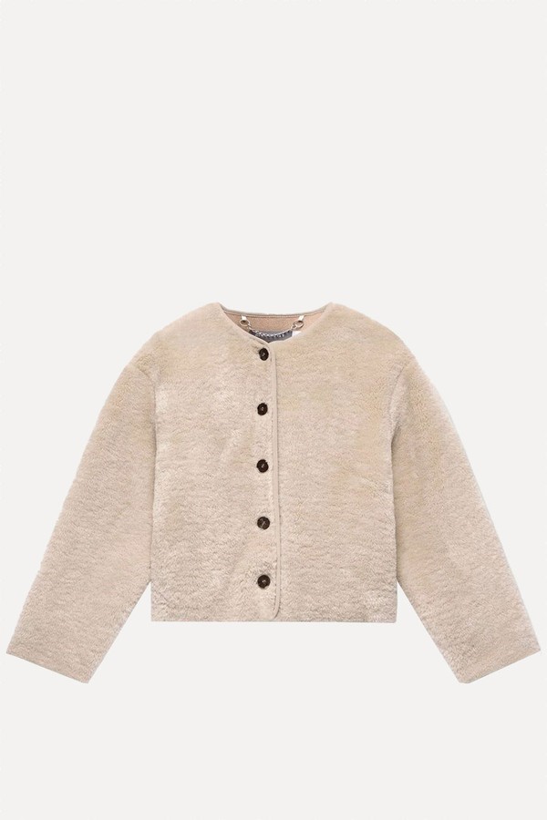 Borg Collarless Jacket from Mint Velvet