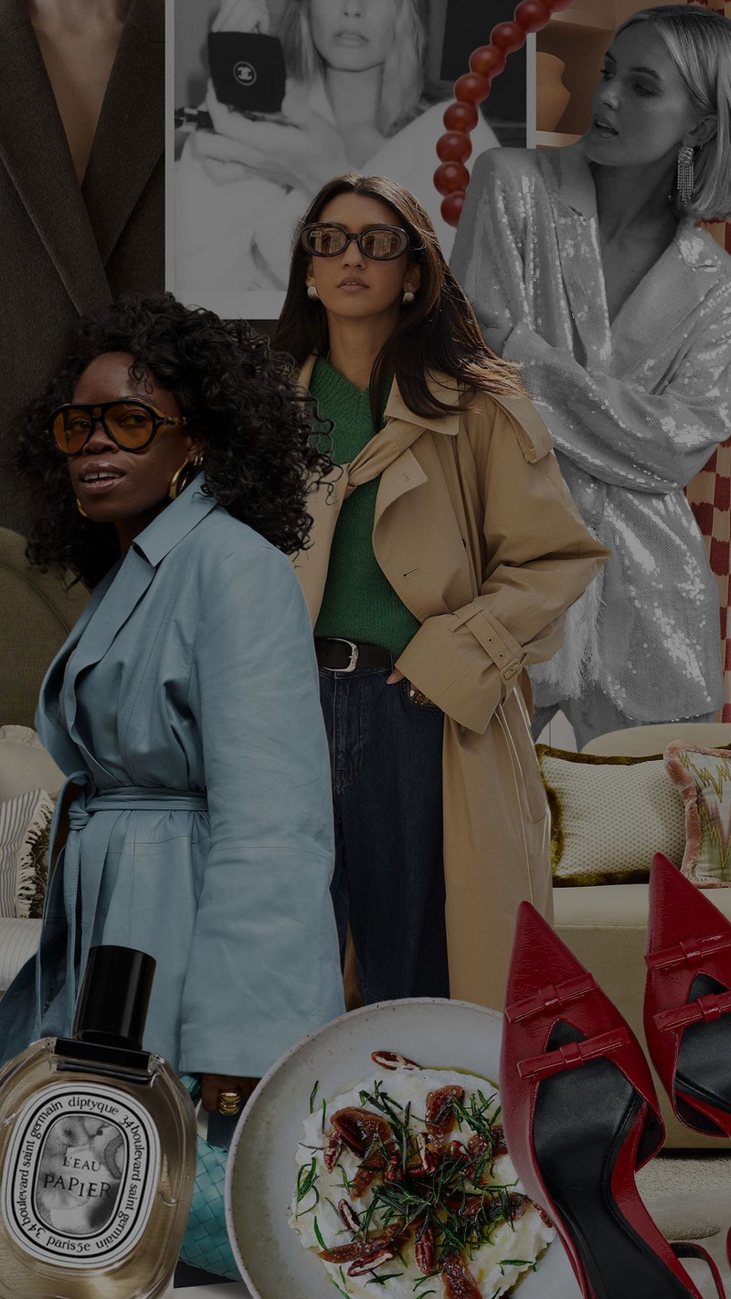 Collage of fashion imagery