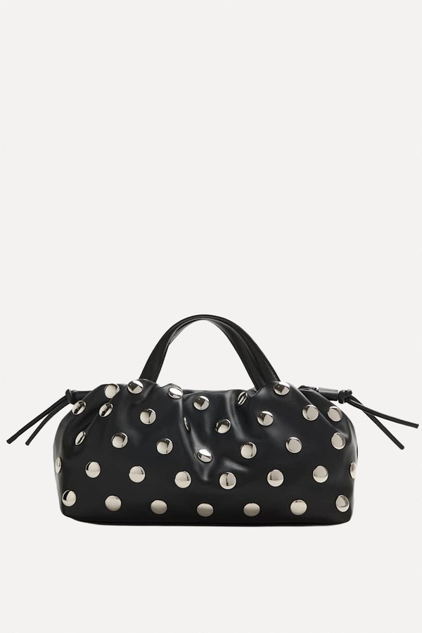 Faux Leather Slouchy Studded Cross Body Bag from Marks & Spencer