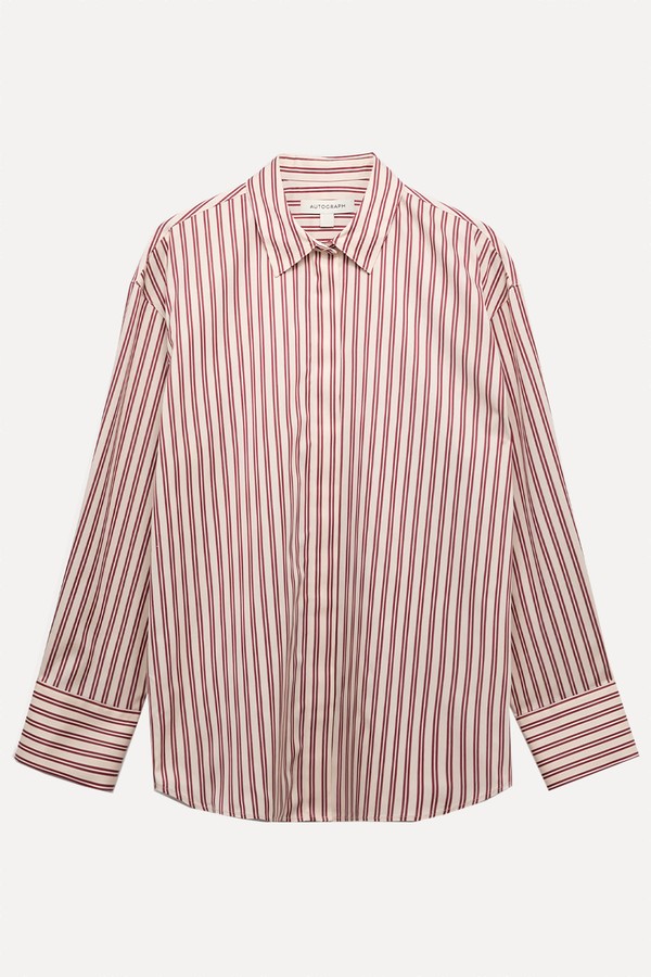 Pure Cotton Striped Shirt from Autograph