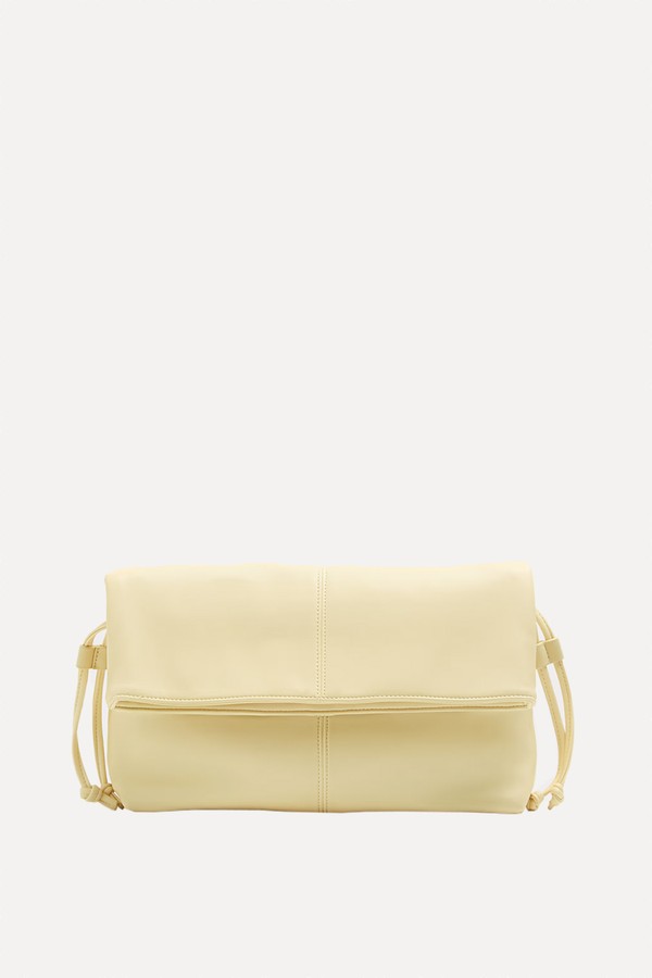 Ruched Fold Over Clutch Bag from Marks & Spencer