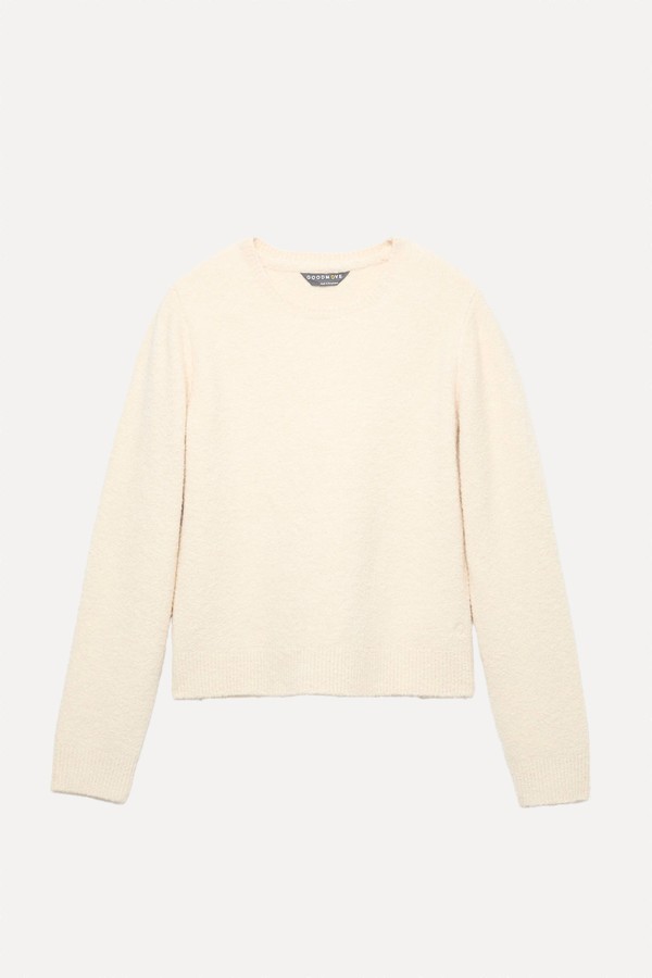 Supersoft Boucle Crew Neck Cropped Jumper from Marks & Spencer
