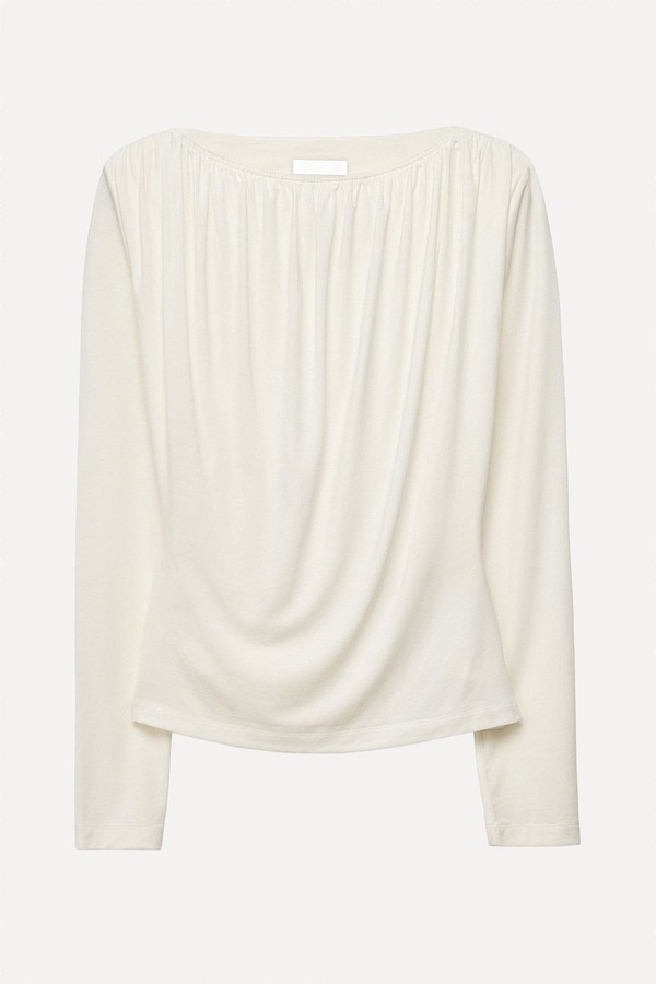 Deep Back Draped Top from NA-KD