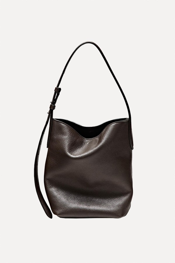 Nappa Leather Mini Bucket Bag