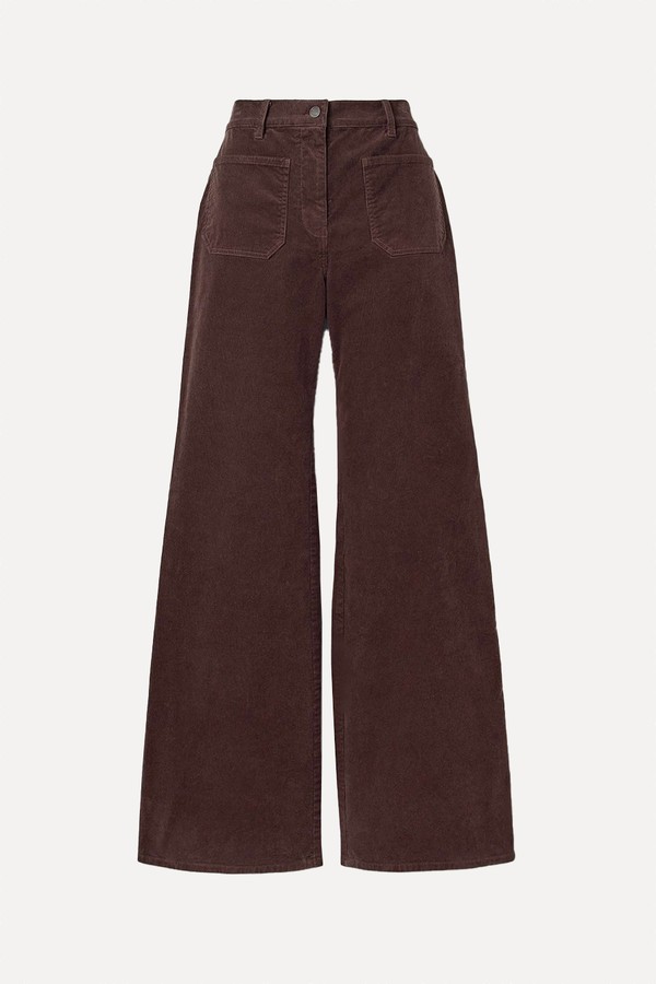 Florence Cotton-Blend Corduroy Flared Pants from Nili Lotan