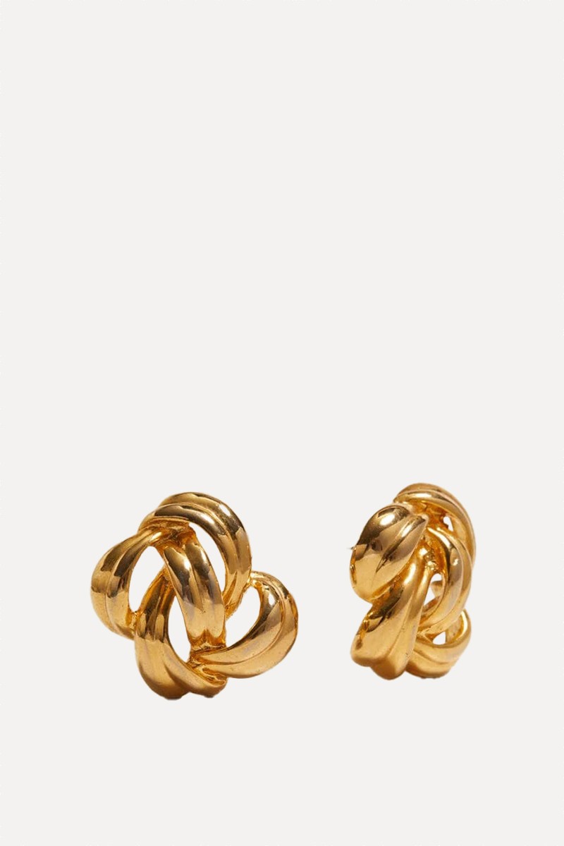 Vintage Statement Sculptural Earrings from Orelia