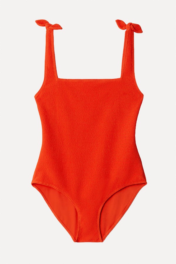 Textured Bow Tie Swimsuit from & Other Stories