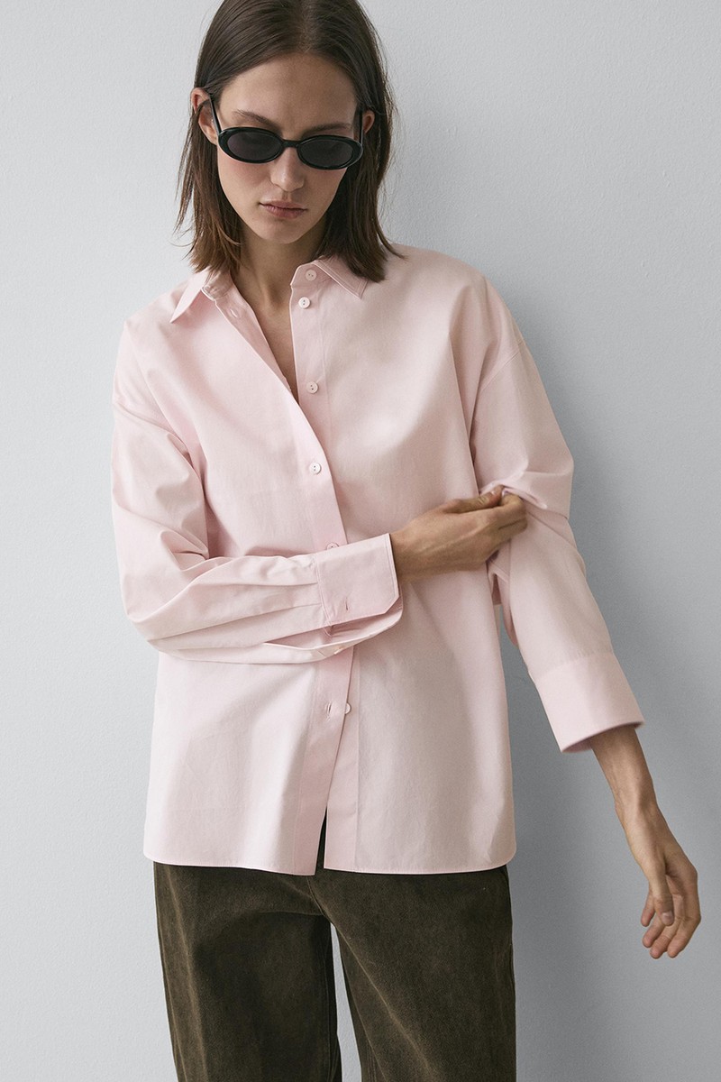 Poplin & Cotton Blend Shirt