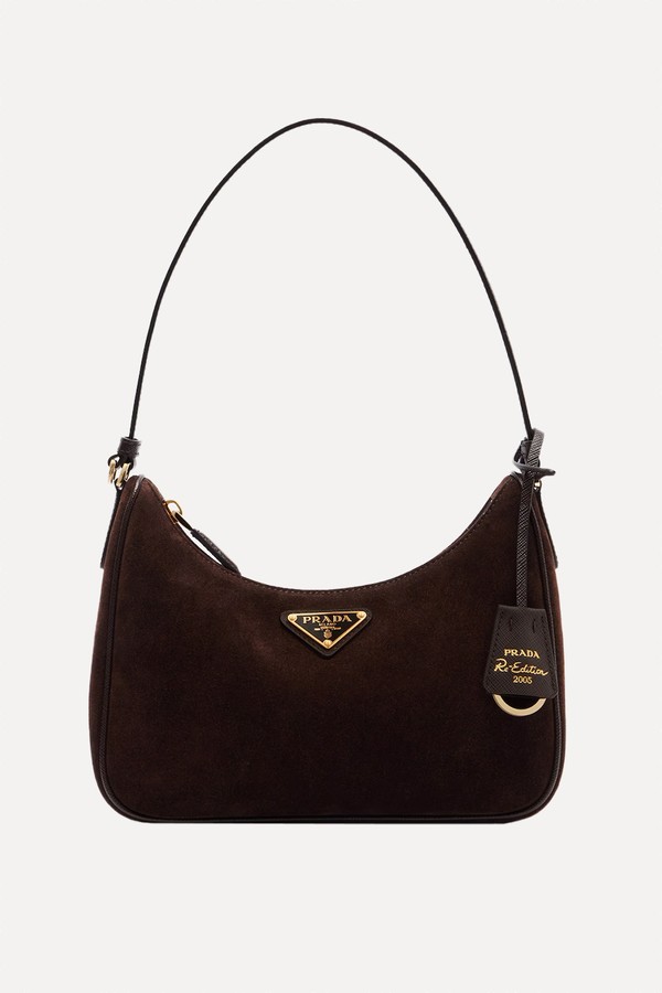 Re-Edition Suede Shoulder Bag from Prada