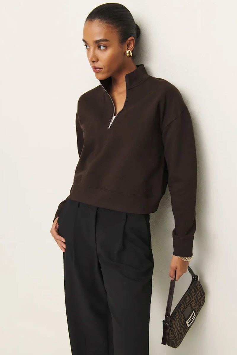 Maddie Zip Sweatshirt from Reformation