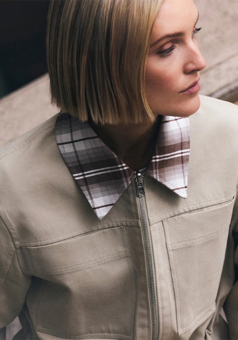 Mavis Reversible Check Jacket*