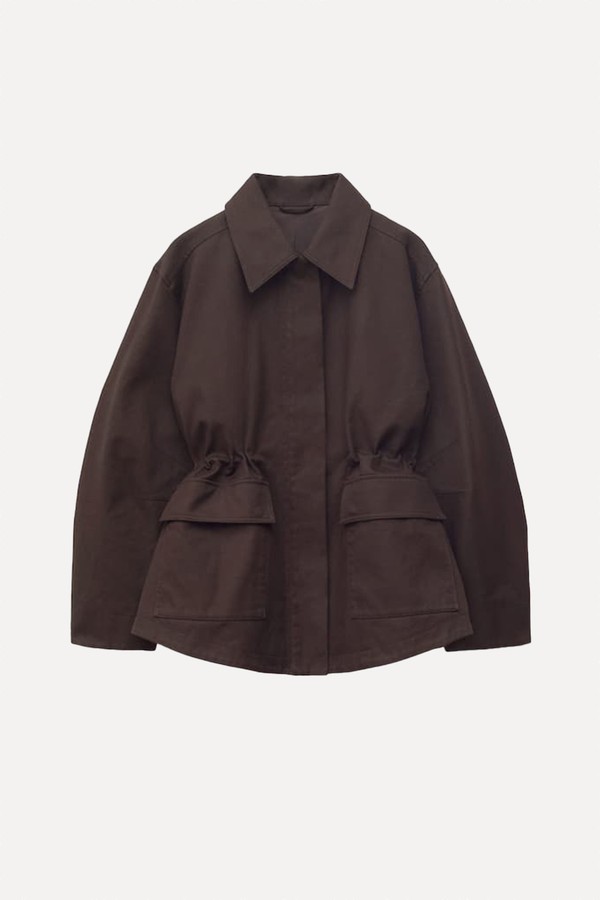 Oversized Drawstring Utility Jacket from & Other Stories
