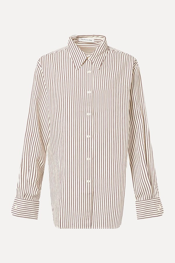 Peri Striped Woven Shirt from THE FRANKIE SHOP