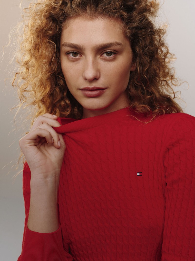 Cable Knit Crew Neck Jumper