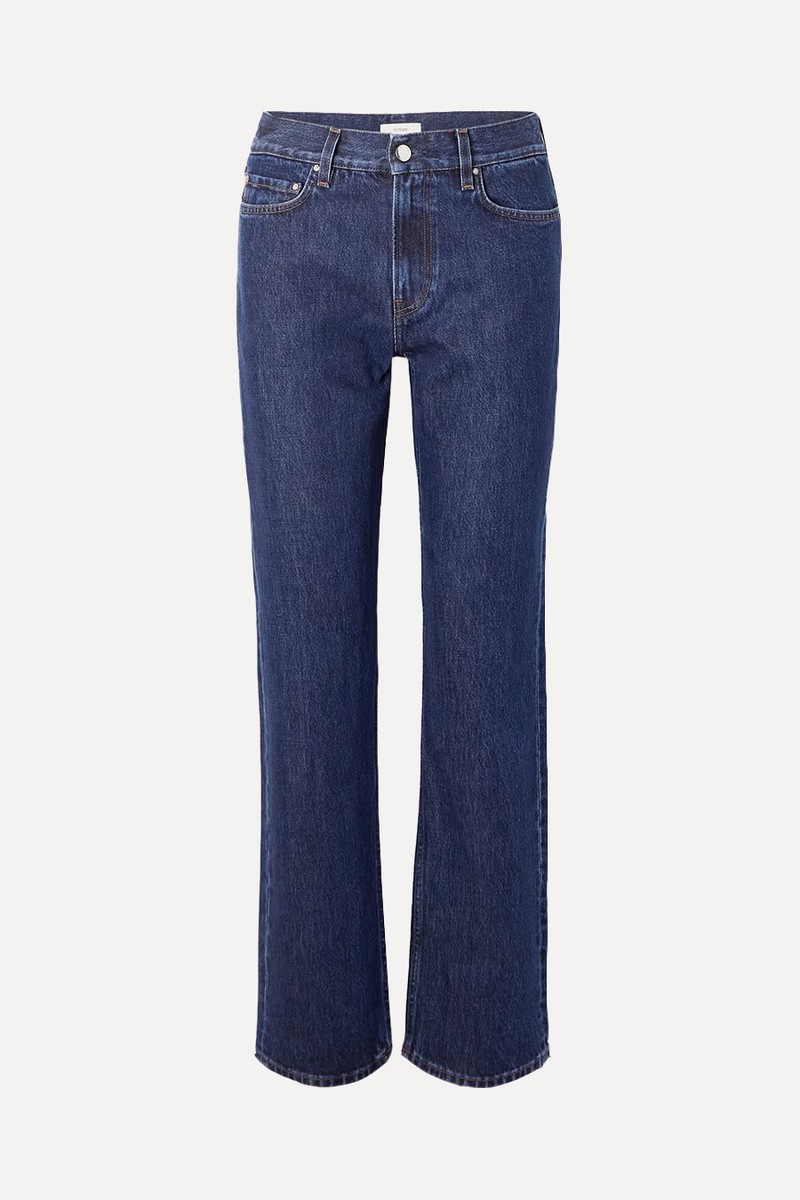 Garderob Organic Low-Rise Straight-Leg Jeans from Toteme