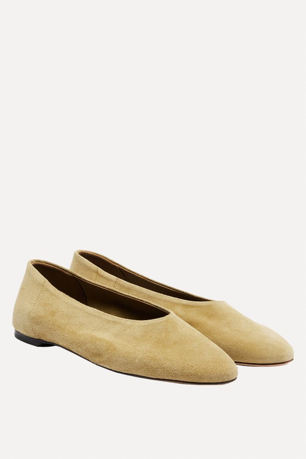 Suede Ballet Flats from Toteme