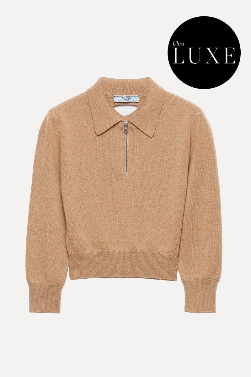 Cashmere Polo Sweater from Prada