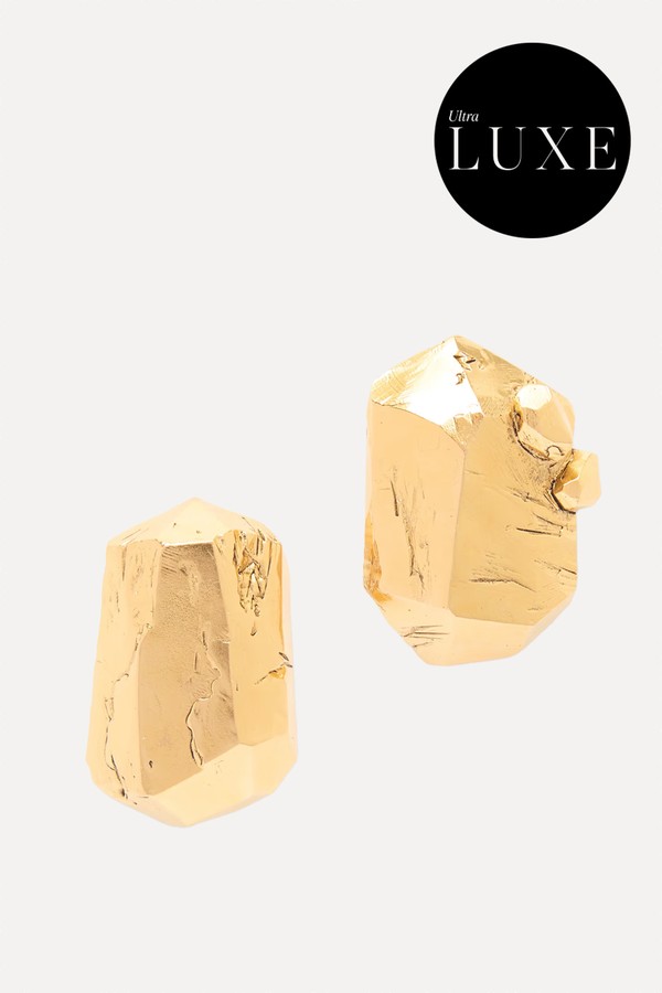 Gold-Tone Earrings from Saint Laurent