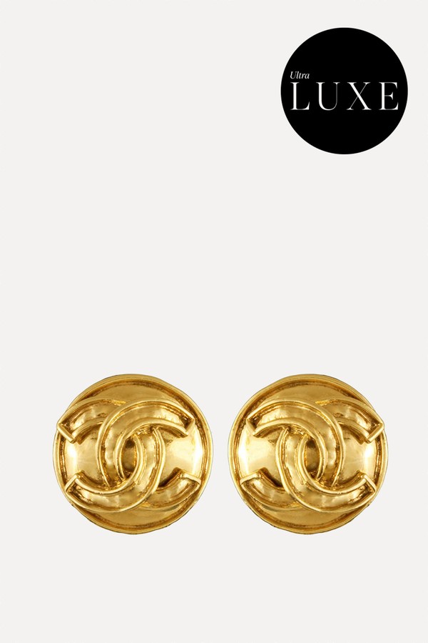 1994 Vintage Chanel Clip-On Earrings from Chanel