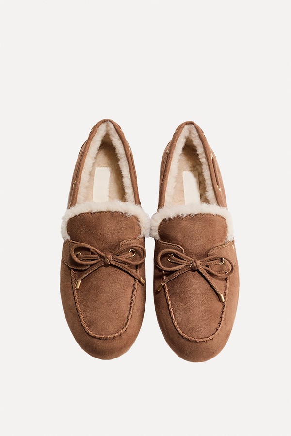 Warm-Lined Loafers 