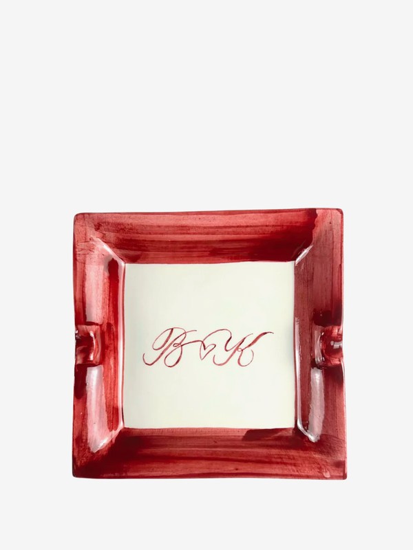 Wedding Initials Trinket Tray