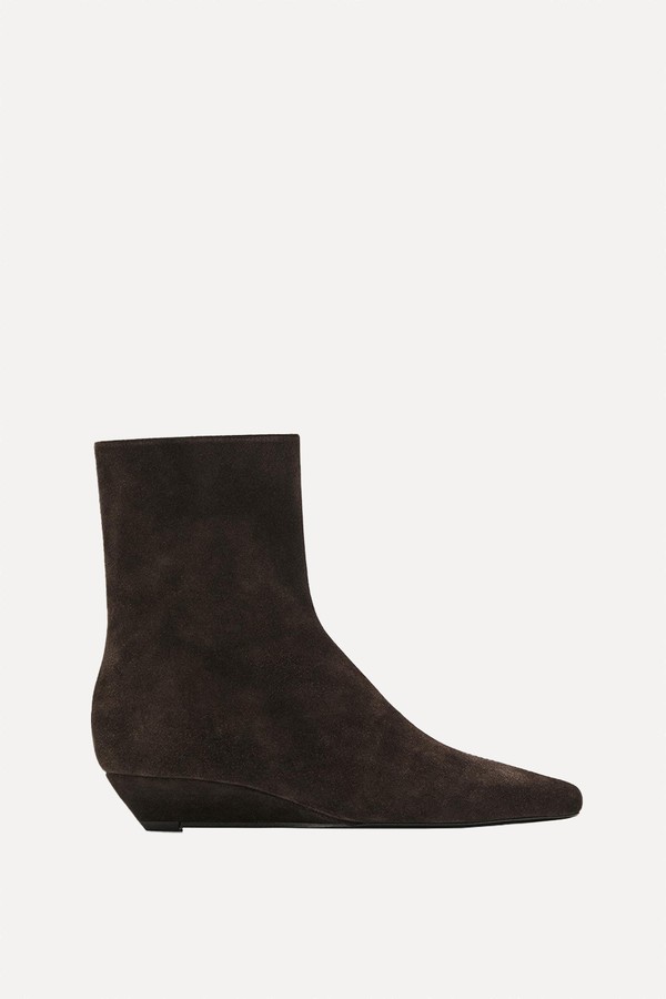 Wedge Heeled Ankle Boots