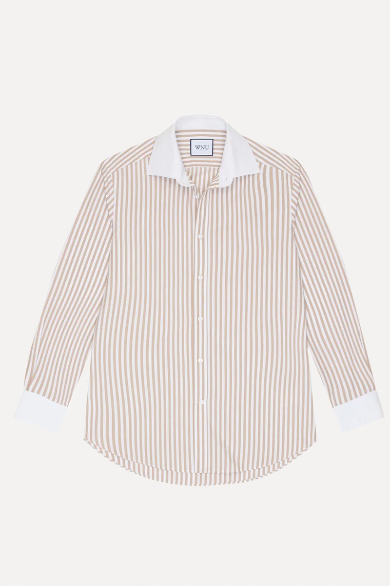 The Boyfriend Contrast Shirt from With Nothing Underneath