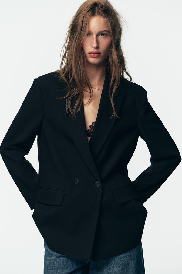 Oversize Double-Breasted Blazer from Zara