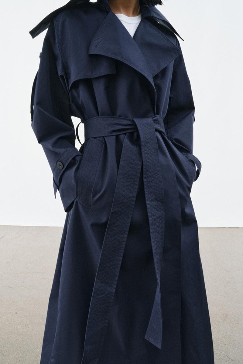 Oversize Trench Coat With Belt