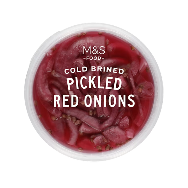 Cold Brined Pickled Red Onions